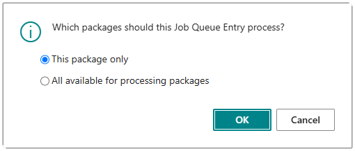 Image showing the choice between this package only and all available packages.