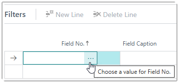 Image showing the filter Field No.